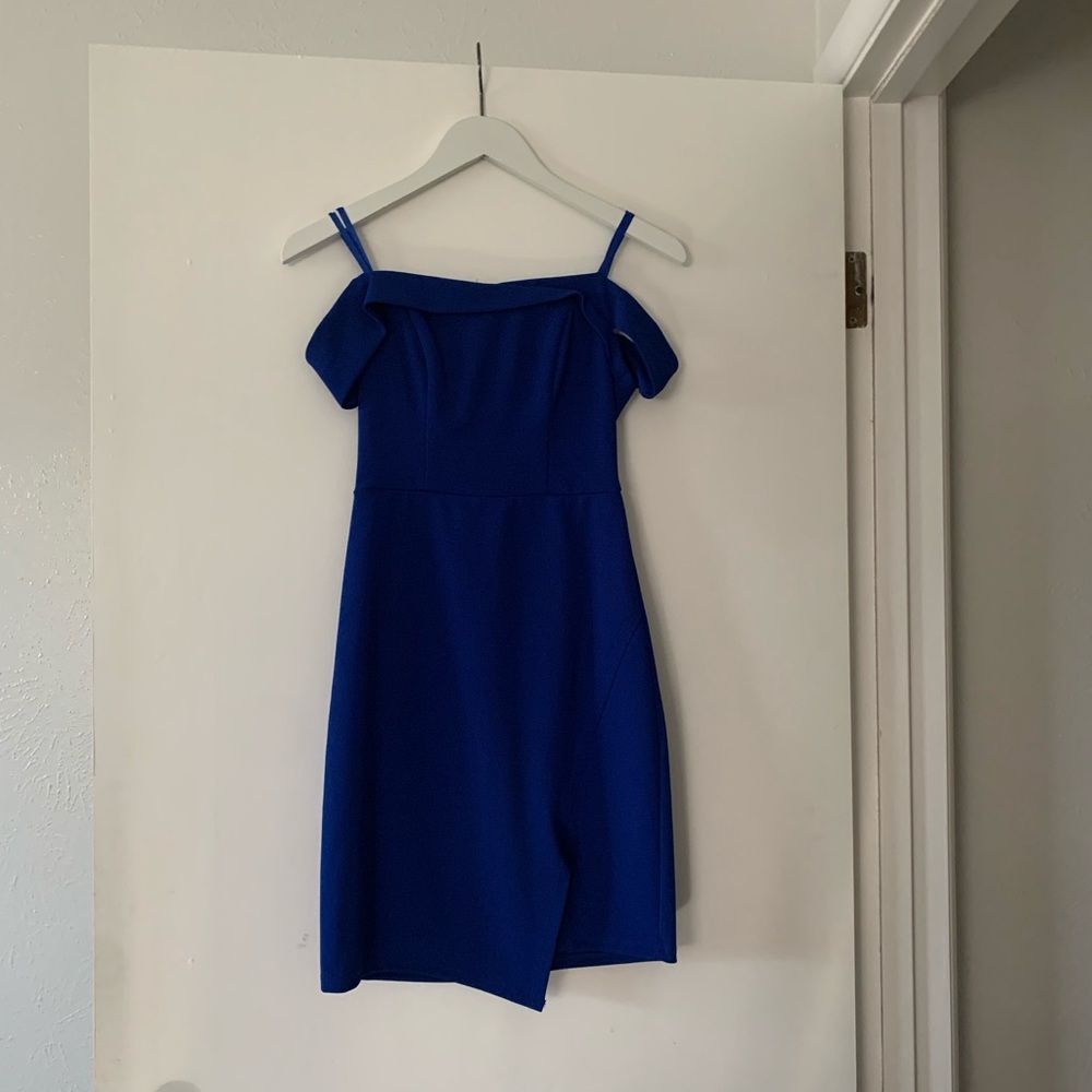 Royal Blue Mini Dress